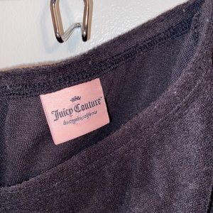 Juicy Couture Black Towel Romper